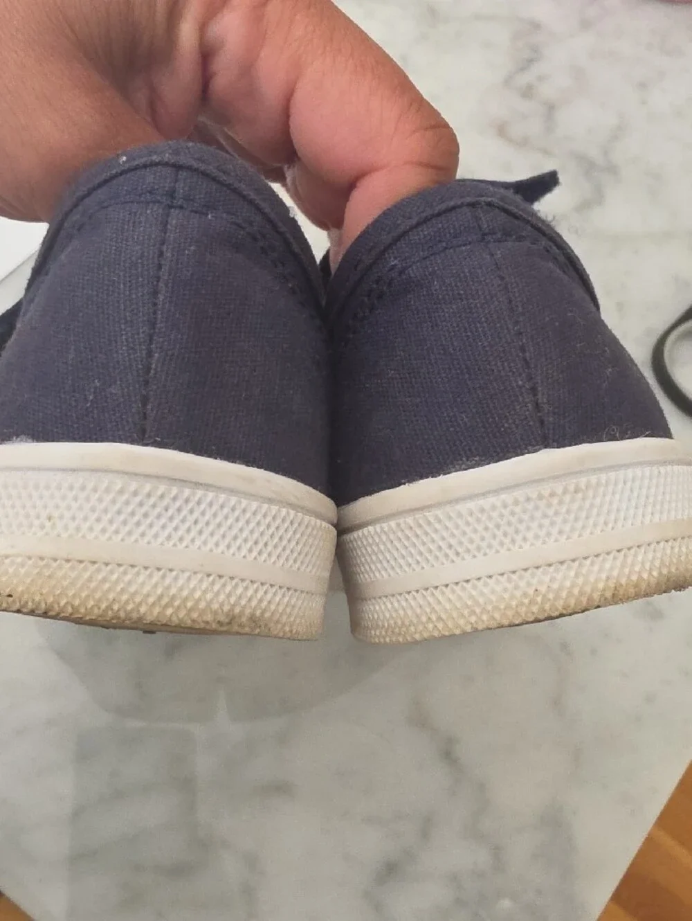 Gymboree Navy Canvas Mary Jane Sneakers with Bow